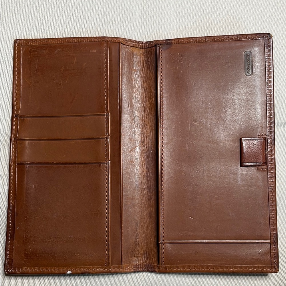 COACH Brown Leather Wallet - Picture 3 of 6